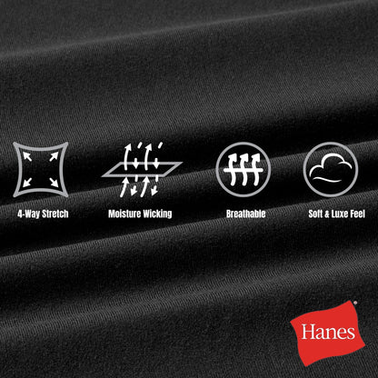 Hanes women's leggings — 7/8 soft leggings with pocket and moisture wicking