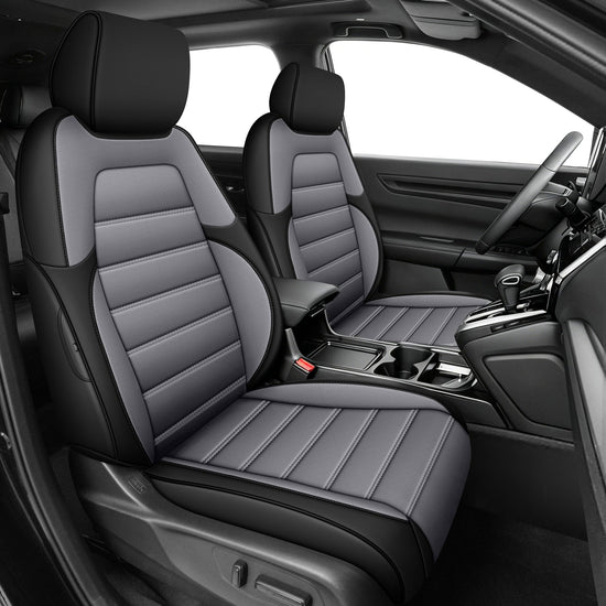 Vehicle seat cover — Faux leather waterproof set for Honda CRV 2017-2022