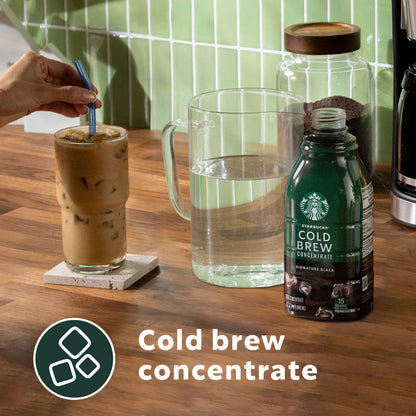 Starbucks cold brew coffee — signature black