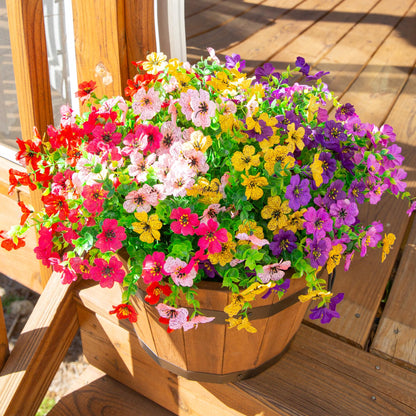 HyeFlora artificial plant — daisy and eucalyptus leaves bundle for decoration