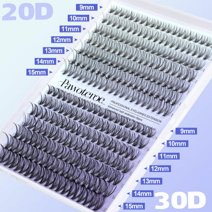 False eyelash kit — Lash clusters by Pawotence