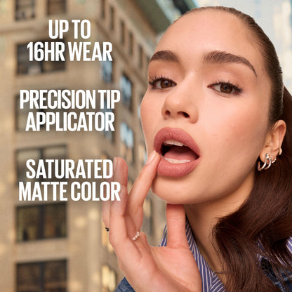 LIP_COLOR — Long-lasting matte finish from Maybelline New York SuperStay Matte Ink Liquid Lipstick