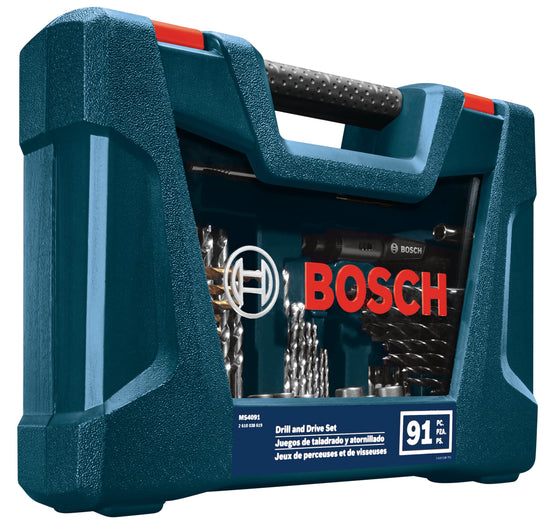 BOSCH drill bits — 91-piece mixed setBOSCH drill bits — 91-piece drilling and driving set