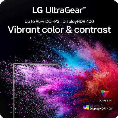 LG 27GR83Q-B gaming monitor — 27-inch QHD with 240Hz refresh rate and G-Sync