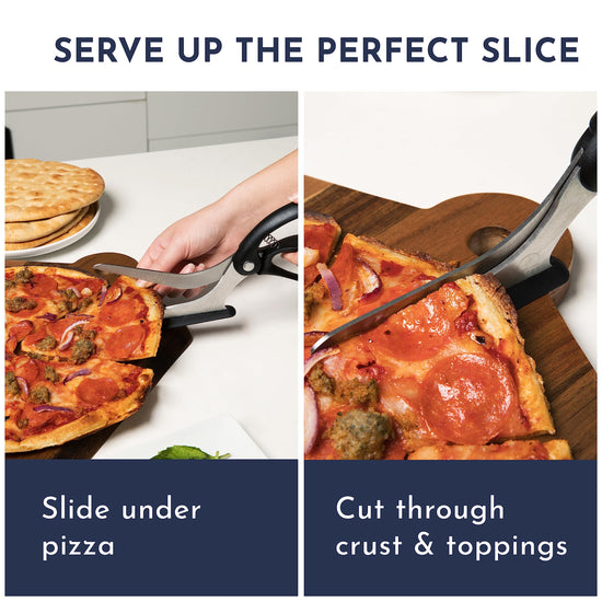 Loftern wheel cutter — Non-stick stainless steel with firm grip base