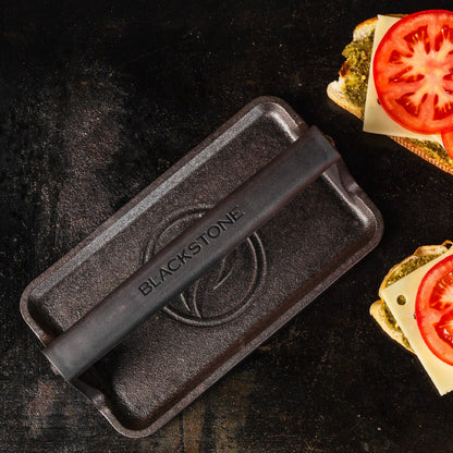 Blackstone griddle plate — cast iron rectangular design