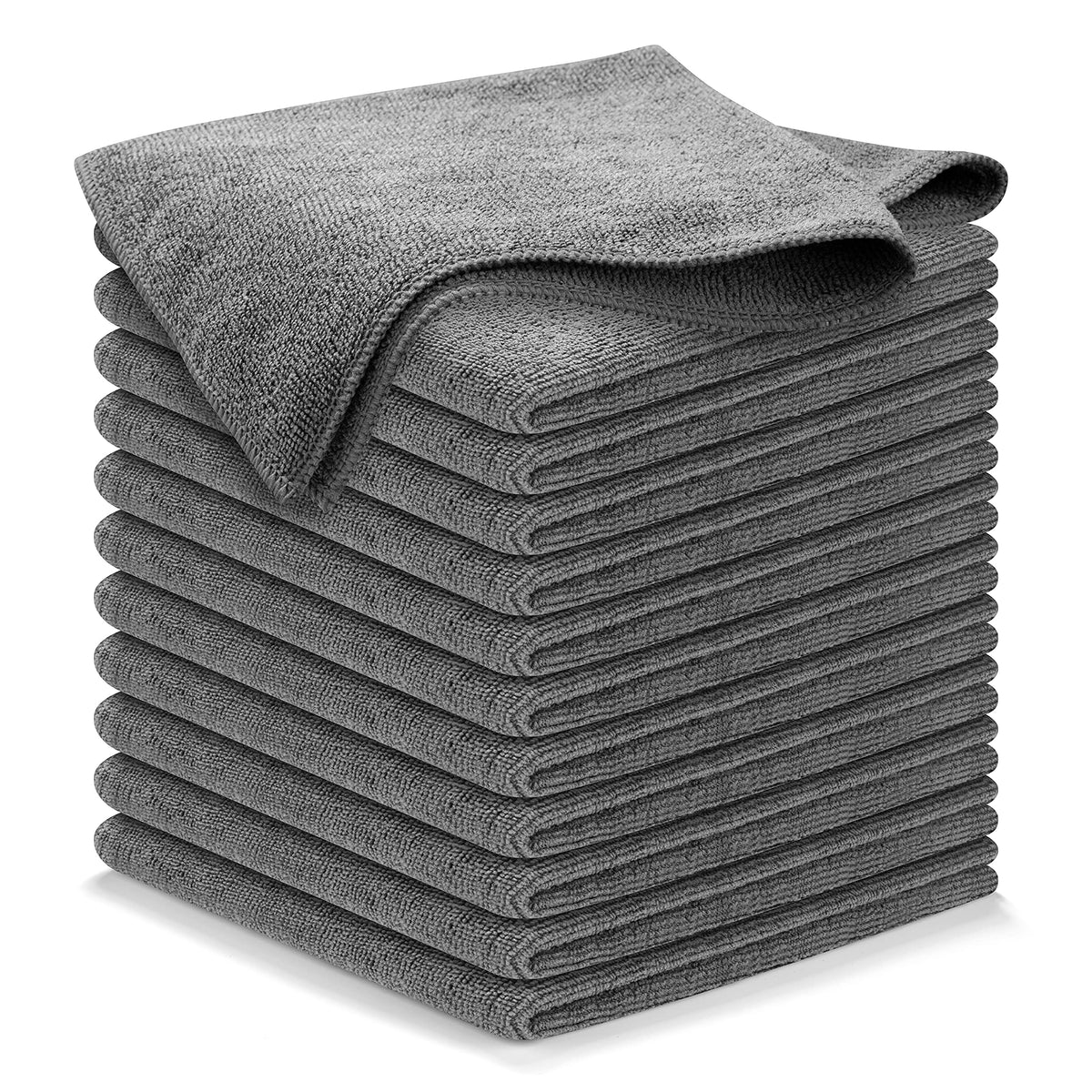 USANOOKS microfiber cleaning cloth - ultra absorbent, 12 pack, 12.5x12.5