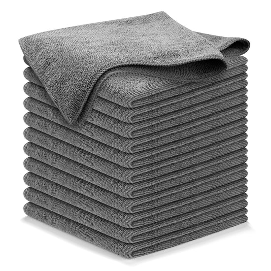 USANOOKS microfiber cleaning cloth - ultra absorbent, 12 pack, 12.5x12.5
