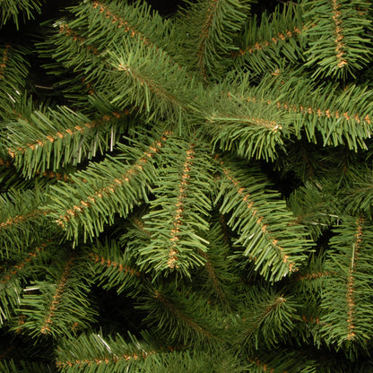 National Tree Company artificial tree — 7.5 ft unlit North Valley spruce with stand