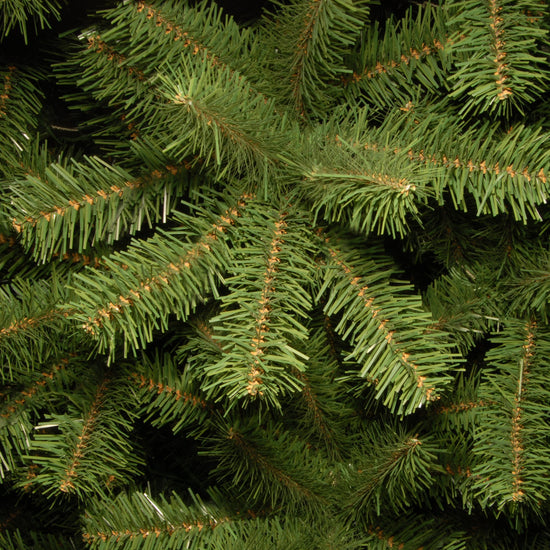 National Tree Company artificial tree — 7.5 ft unlit North Valley spruce with stand