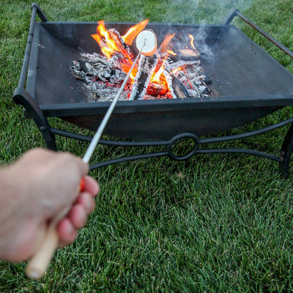 MalloMe marshmallow roasting fork — 32 inch long design for campfire fun