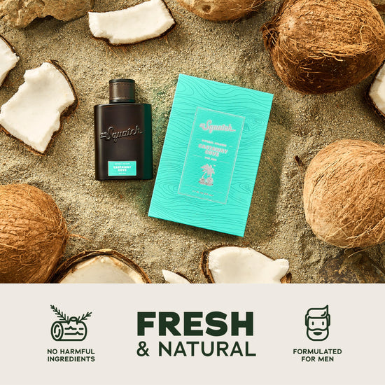 Personal fragrance — Dr. Squatch natural cologne with manly pine and cypress scent