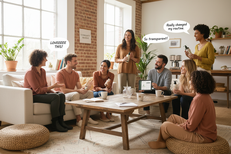 Are comfortable sharing honest product experiences and building trust with their community.